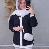 شومیز دو رنگ کد محصول: 292